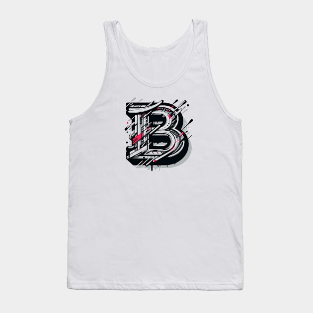 Letter A design graffity style Tank Top by grappict